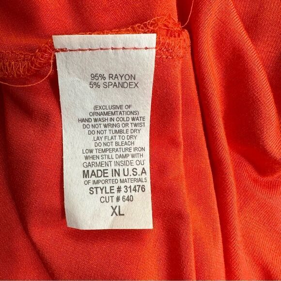 ellumiNATION dark coral tank dress size M - Picture 6 of 8